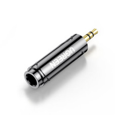 Adaptador de áudio Ugreen de 6,35 mm / 6,5 mm (fêmea) para 3,5 mm (macho) preto (AV168 80730)