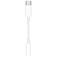 Apple Adaptador USB-C para Jack 3.5 mm. Branco